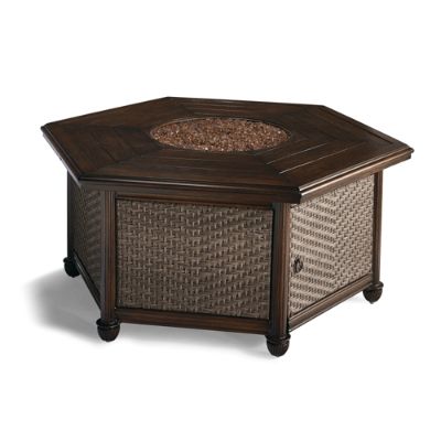 St Martin Woven Fire Table Frontgate