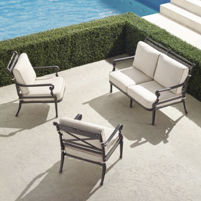 Carlisle 3-pc. Loveseat Set with Limited Edition Cushions & Cast