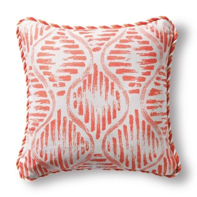 Painted Ogee Melon Outdoor Pillow with Cording | Frontgate