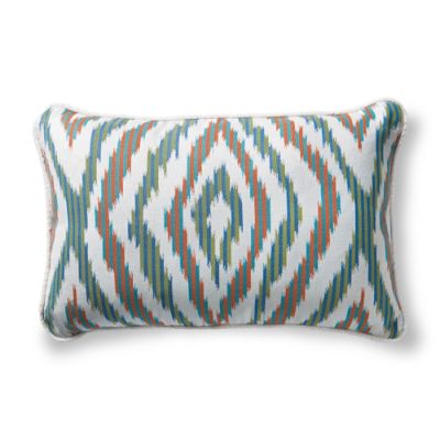 Ziggy Diamond Tropical Outdoor Lumbar Pillow Frontgate