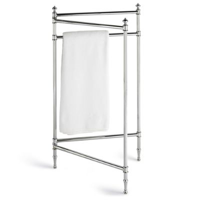 Folding free standing online towel rack