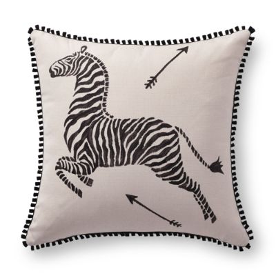 Scalamandre Safari Zebra Outdoor Pillow Frontgate