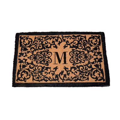 Courtyard Monogrammed Coco Door Mat