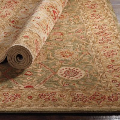 Sage Anatolia Fields Wool Area Rug Frontgate