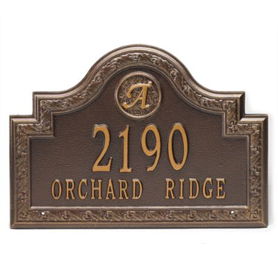 Stratford Lawn Address Plaque | Frontgate