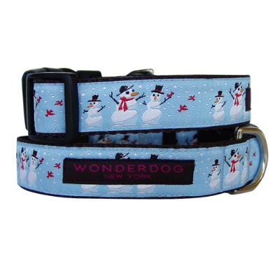 Snowman Dog Collar and Lead Frontgate