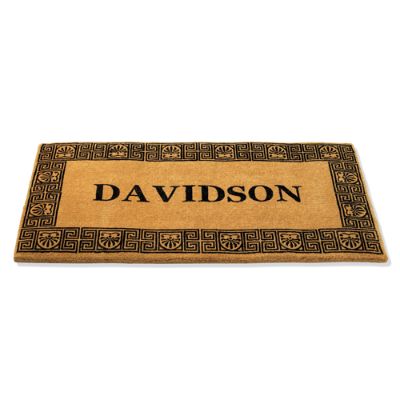 Abrilina X-Large Monogrammed Doormat 36 X 72 – DelaraHome