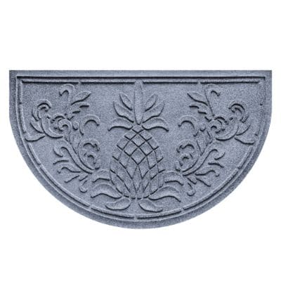 WaterHog™ Pineapple Half-Round Door Mat (Evergreen)