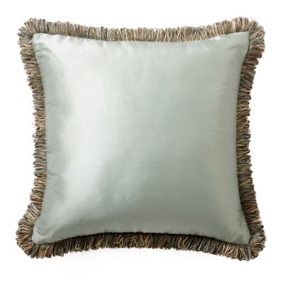 Silk Decorative Pillow with Fringe Frontgate