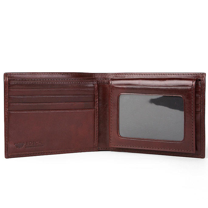 Bosca Monogrammed Men's Leather Wallet | Frontgate
