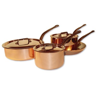 Mauviel 7piece Copper Cookware Set Frontgate
