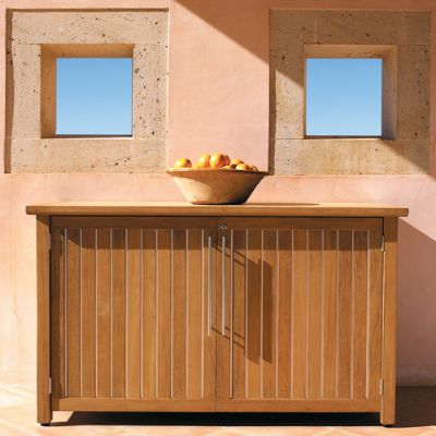 Teak Sideboard Storage Unit By Gloster Frontgate
