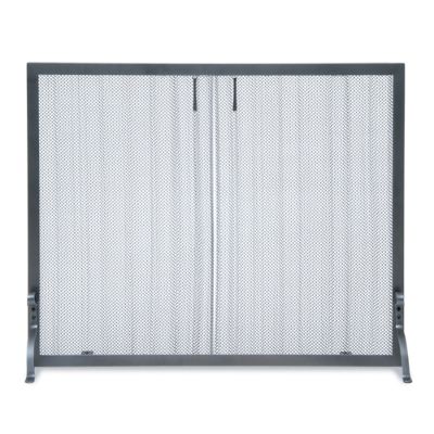 Freestanding Fireplace Screen With Curtain Frontgate