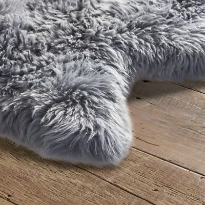 Natural Sheepskin Area Rug with Lanolin Protection & Gentle Wash