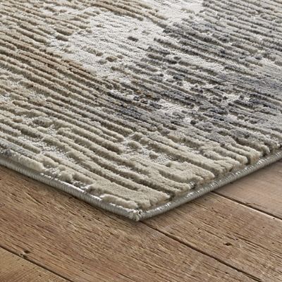 Palisades Performance Area Rug with Soft Hues & Finished Edges
