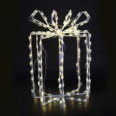 LED Color Changing 3D Gift Box | Frontgate