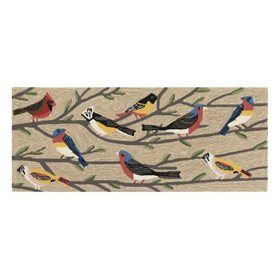 Winter Birds Door Mat, Frontgate