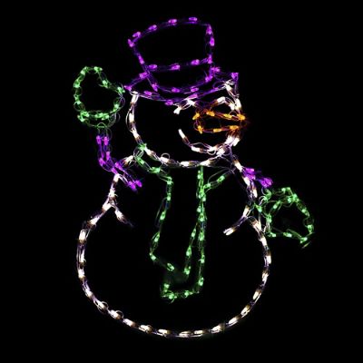 LED Waving Snowman | Frontgate