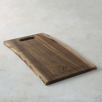 Custom Engraved Walnut Charcuterie - Cutting Board