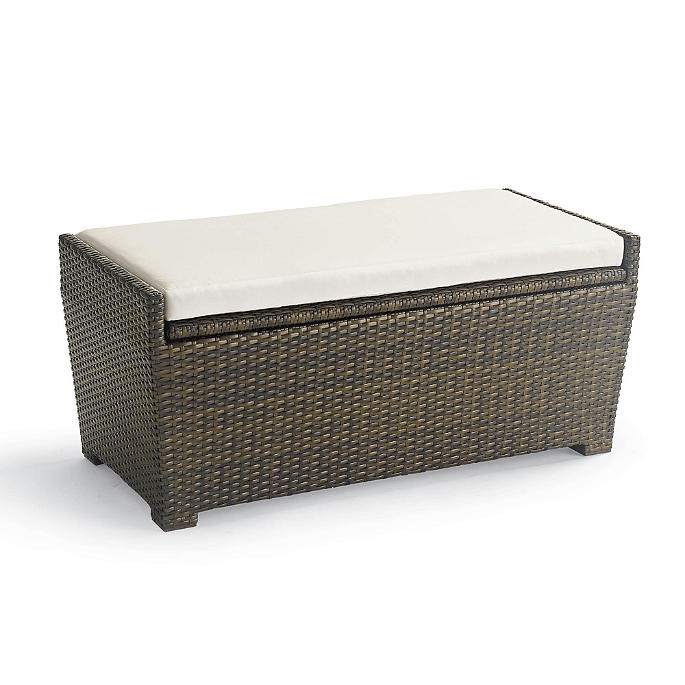 Wicker Storage Bench Tailored Furniture Cover Frontgate