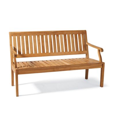 Frontgate teak online bench