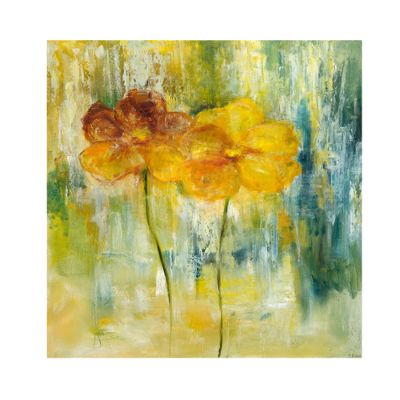 Sunshine Floral Canvas Art | Frontgate