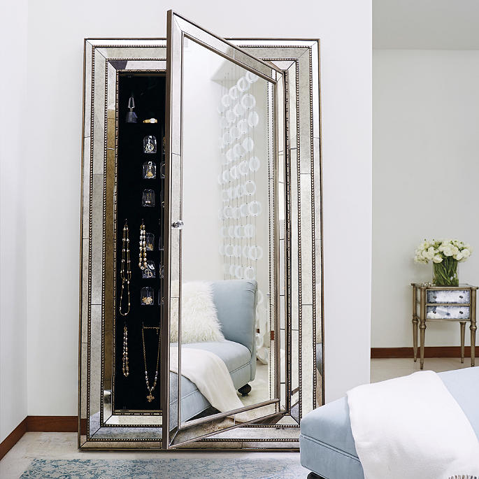 Frontgate Storage Mirror Collection, Jewelry Storage Mirror Frontgate