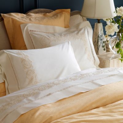 Queen Dust Ruffle 60X80X21 - Bari  Collection - By Sferra