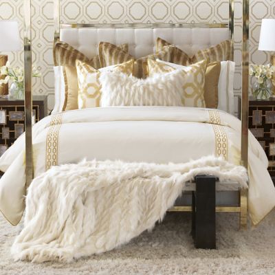 Luxe Bed & Bedding Set