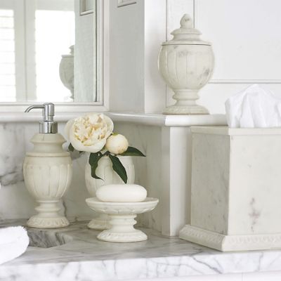 Grey Marble Bath Accessories, Frontgate