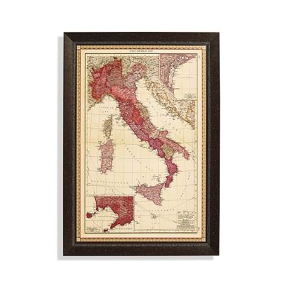 Italy Magnetic Travel Map | Frontgate