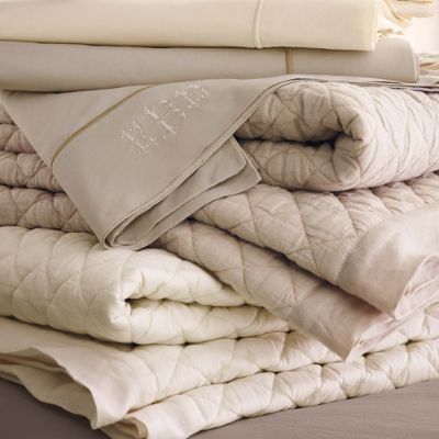 Linen Quilted Coverlet and Shams Frontgate