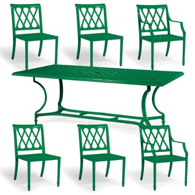 Grayson Dining in Jade Finish Frontgate