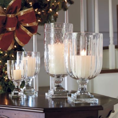 Clear Glass Deep Cut Hurricanes Frontgate