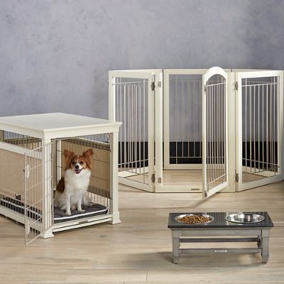 Frontgate dog hot sale crate end table