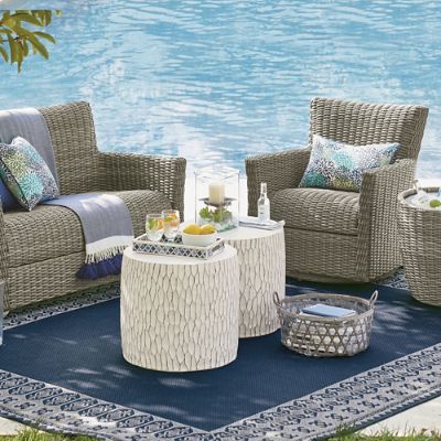 Frontgate wicker online chairs