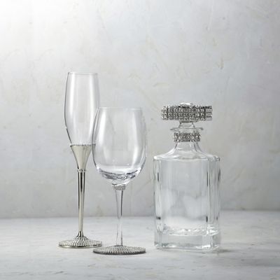 Set of four Swarovski Crystal Wine Glasses