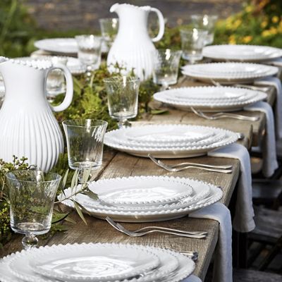 Costa Nova Pearl Dinnerware in White | Frontgate