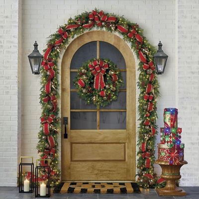 Christmas Celebration Cordless Outdoor Greenery Collection Frontgate
