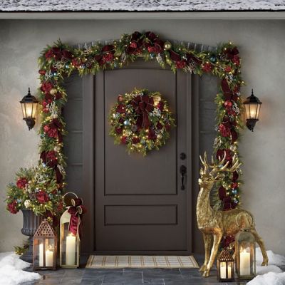 Roman Splendor Cordless Outdoor Greenery Collection Frontgate