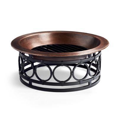 Layton Copper Firepit Frontgate