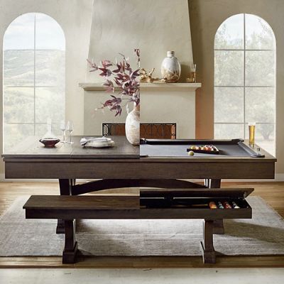 Pool table deals with dining top