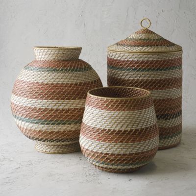 Joya Woven Basket Collection Frontgate