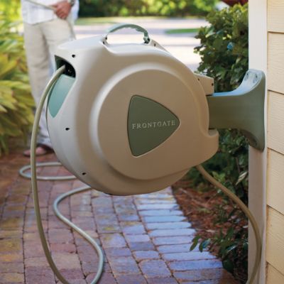 Vector Retractable Hose Reel  Retractable hose, Garden hose