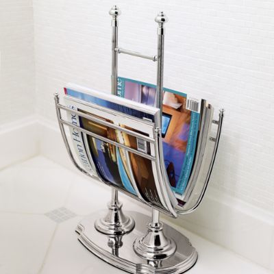 Belmont Freestanding Magazine Rack Frontgate