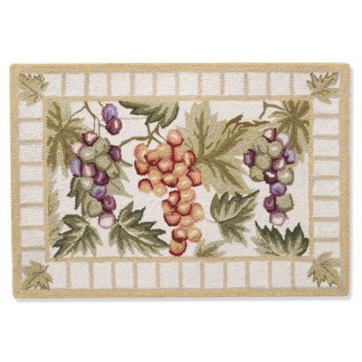 Bordered Grapevine Wool Rugs | Frontgate