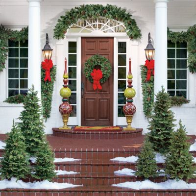 Classic Pre-lit Greenery Collection | Frontgate