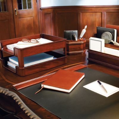 Mahogany Executive Desk Accessories Frontgate