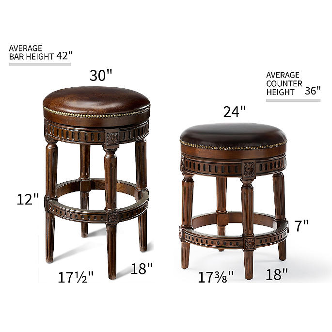 Manchester Swivel Backless Bar And, Frontgate Backless Bar Stools