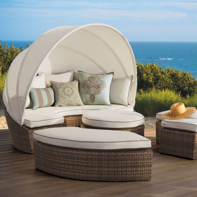 Five-piece Baleares Outdoor Daybed | Frontgate